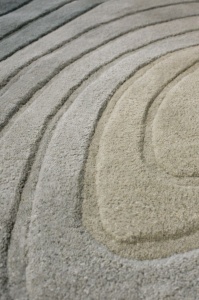 Χαλί oval Puddle Ombre Wool Μπλε 200x290 cm, Flair Rugs - Img 2