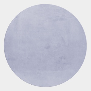 Χαλί Pouffy V1 Ασημί 200 x 200cm - Img 2