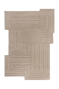 Χαλί Zen Rectangles Natural 120x170 cm, Flair Rugs - Img 2