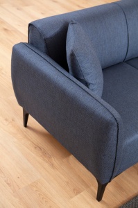 2θέσιος καναπές Naura Navy Μπλε 185x55 cm - Img 3