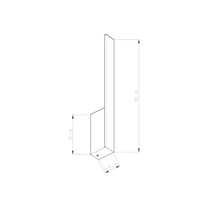 Aplica perete LED Lahti 90 Rosu 4000K 4x6.5x90 cm - Img 10