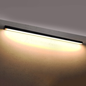 Aplica perete LED Pinne Negru 3000K 200x6x6 cm - Img 3