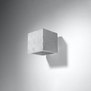 Aplica perete Quad din beton Gri 10x12x10 cm - Img 2