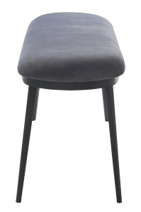 Banca fara spatar GAIN, Gri, 36x48x140 cm - Img 3