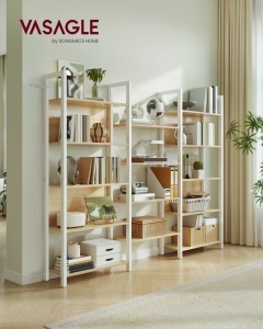 Biblioteca Barnet Alb 158x24x166 cm - Img 2