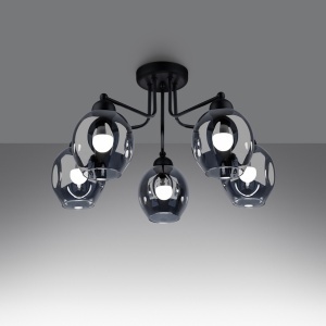 Candelabru Fillan Negru 59x59x36 cm - Img 3