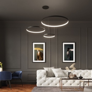 Candelabru LED Rio Negru 4000K 78x78x150 cm - Img 16