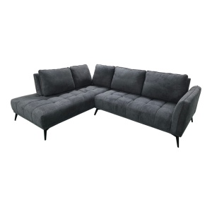 Coltar dreapta Belanza, Gri inchis, 213x265x90 cm - Img 2