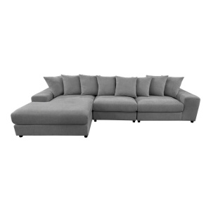 Coltar dreapta, Gerando, Antracit, 336x179x83 cm - Img 3