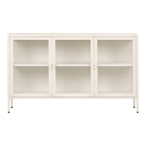 Comoda Brisbane, Alb pal, 40x140x85 cm - Img 5