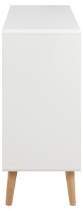 Comoda Lowell, Alb, 90x135x40 cm - Img 4