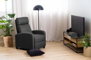 Comoda TV Randolf, Transparent, 45x120x40 cm - Img 4