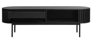Comoda TV SIENA, Stejar Negru, 45x48x160 cm