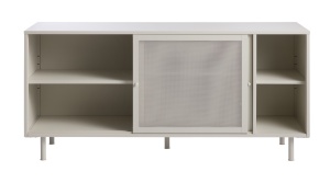Comoda VEEP, Gri deschis, 47x75x160 cm