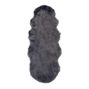 Covor Artificial blana de miel, Gri, 180x60x6.5 cm - Img 2
