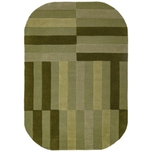 Covor oval Eldon Verde 200x290 cm - Img 5