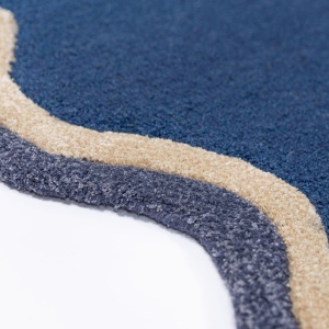 Covor Rivo Wool Bleumarin 200x290 cm - Img 4
