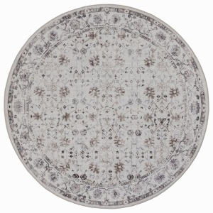 Covor Rotund INKA V2 Crem 200x200 cm - Img 5