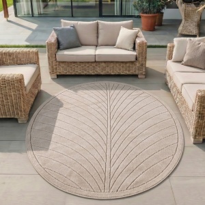Covor Rotund NOVA V4 Bej 120x120 cm