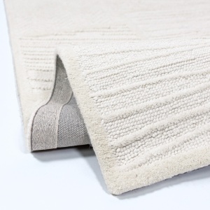 Covor Sculptured Blocks Alb 140x200 cm - Img 2
