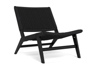 Fotoliu Carson, Negru, 72x64x79 cm - Img 8