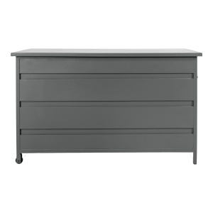 Lada depozitare pentru perne Cassis, Gri, 60x130x75 cm - Img 4