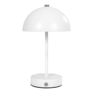 Lampa de masa Holt, Alb, 15x15x25 cm - Img 4