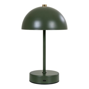 Lampa de masa Holt, Verde, 15x15x25 cm - Img 4
