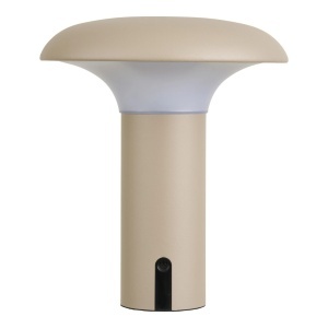 Lampa LED Ramsey, Bej, 18x18x21.5 cm - Img 5