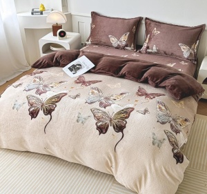 Lenjerie Butterfly Calla cocolino cu Elastic 180x200 (Cocolino)
