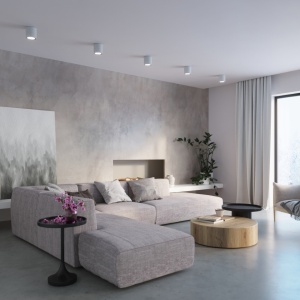 Lustra Cullo din beton Gri 14x14x14 cm - Img 7