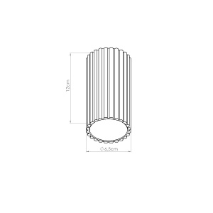 Lustra LED Ivar Peach 4000K 6.4x6.4x12 cm - Img 2
