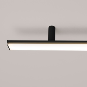 Lustra LED Lagom Negru 3000K 181x4x7 cm - Img 5