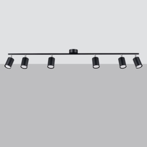 Lustra Lemmi Negru 135x24x20 cm - Img 2