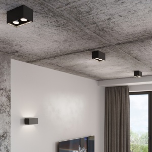 Lustra Quad Negru 20x10x10 cm - Img 8