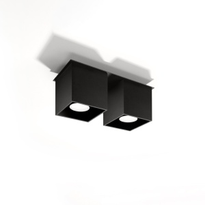 Lustra Quad Negru 26x11x12 cm - Img 2