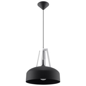 Lustra suspendata E27 Casco V2 Alb 30x30x85 cm