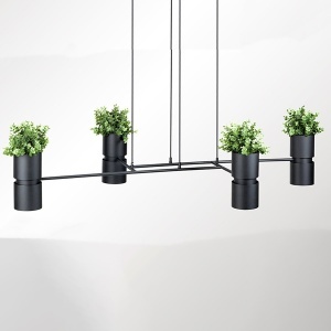 Lustra suspendata Kukkia Negru 142x62x150 cm