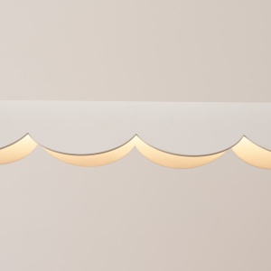 Lustra suspendata LED Biscuit Bej 3000K 131x13x200 cm - Img 5