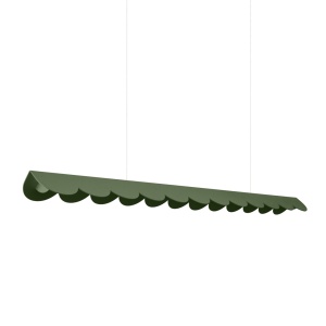 Lustra suspendata LED Biscuit Olive 4000K 131x13x200 cm