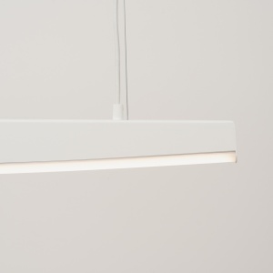 Lustra suspendata LED Jorun 150 Alb 3000K 150x3x210 cm - Img 5