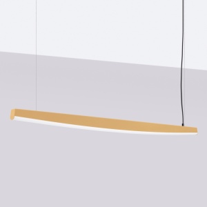 Lustra suspendata LED Jorun 150 Auriu 4000K 150x3x210 cm - Img 2