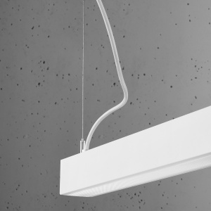 Lustra suspendata LED Pinne Alb 3000K 118x6x150 cm - Img 7