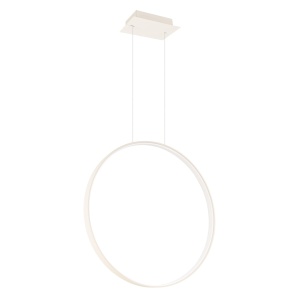 Lustra suspendata LED Rio 55 Bej 4000K 55x16x150 cm