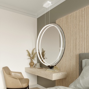 Lustra suspendata LED Rio Alb 4000K 78x16x150 cm - Img 12