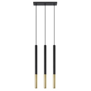 Lustra suspendata Mozaica Auriu 30x5x90 cm
