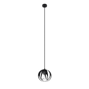 Lustra suspendata Tulos Negru 16x16x125 cm