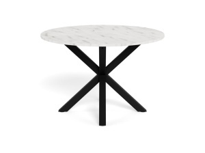Masa dining Heaven, Alb, 75.5x110x110 cm - Img 4