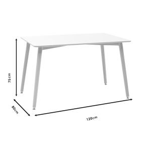 Masa living Natali Pako World Negru 120x80x76 cm - Img 4