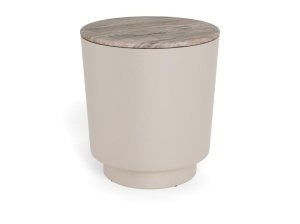 Masuta de cafea Cangas, Gri, 51.5x45x45 cm - Img 2